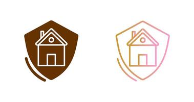 diseño de icono de protección de la casa vector