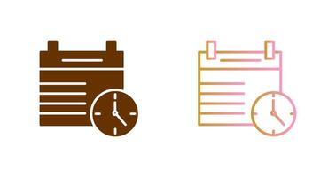 diseño de icono de reloj vector