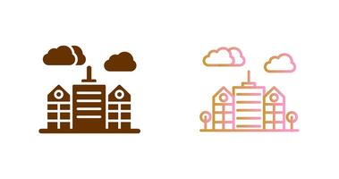 Building Icon Design vector