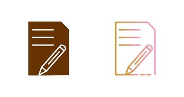 Document Edit Icon Design vector