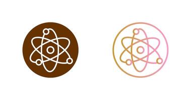 Atom Icon Design vector