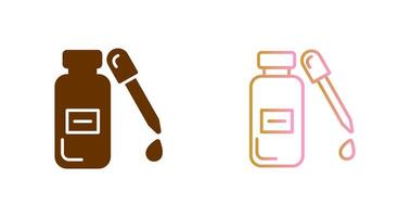 Drops Bottle Icon Design vector