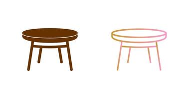 Small Table Icon Design vector