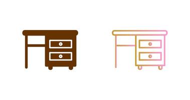 Table with Drawers I Icon Design vector