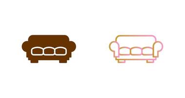 Large Sofa Icon Design vector