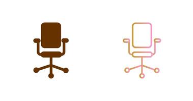 Office Chair II Icon Design vector