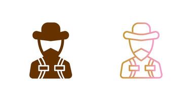 bandido icono diseño vector