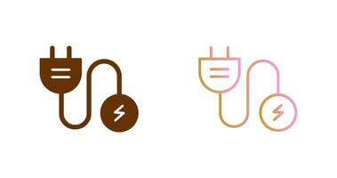 Electric Current Icon Design vector