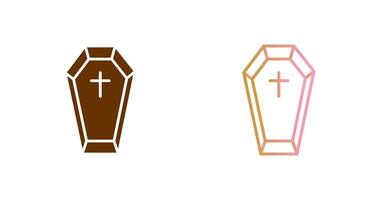 Coffin Icon Design vector