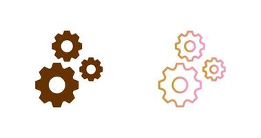 Multiple Cogwheels Icon Design vector