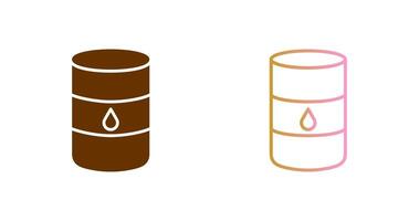 Oil Barrel Icon Design vector