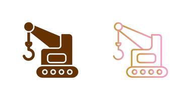 Lifter Crane Icon Design vector