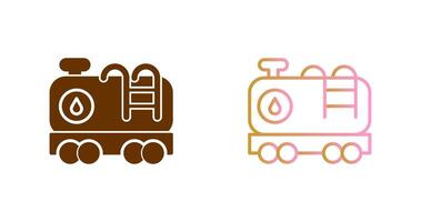 Tank Wagon Icon Design vector