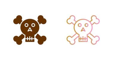 Pirate Skull II Icon Design vector