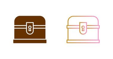 Treasure Chest II Icon Design vector