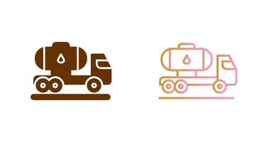 Tank Truck Icon Design vector