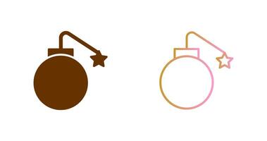 Exploding Cannon Ball Icon Design vector