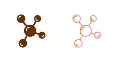 Molecule Icon Design vector