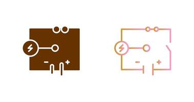 eléctrico circuito icono diseño vector