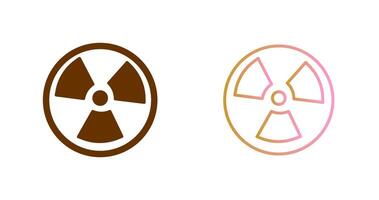 diseño de icono nuclear vector