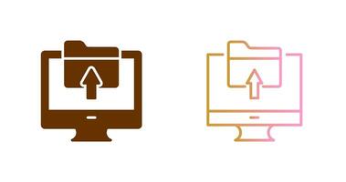 Upload Icon Design vector