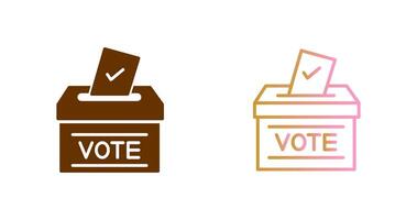 Ballot Icon Design vector