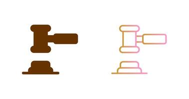 Gavel Icon Design vector