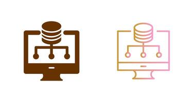 Data Storage Icon Design vector