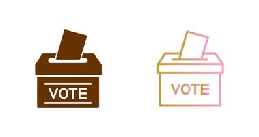 Ballot Icon Design vector