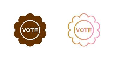 Vote Icon Design vector