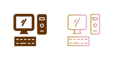 Computer Icon Design vector
