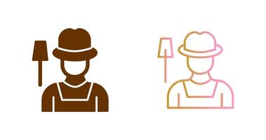 Farmer Icon Design vector