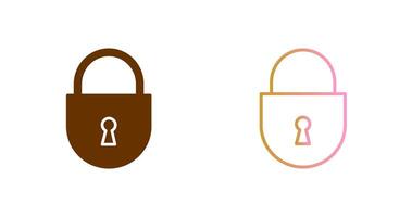 Padlock Icon Design vector