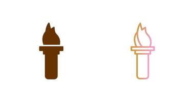 Torch Icon Design vector