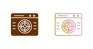 Target Icon Design vector