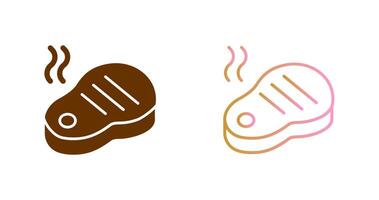 Steak Icon Design vector