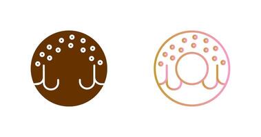 Doughnut Icon Design vector