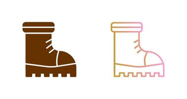 Snow Boots Icon Design vector