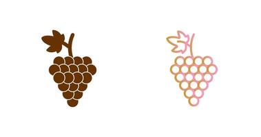 diseño de icono de uvas vector