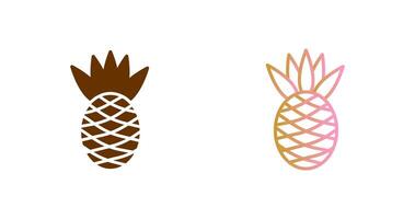 Pineapple Icon Design vector