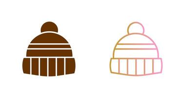 diseño de icono de sombrero de invierno vector