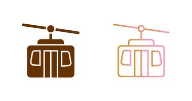 Cable Car Icon Design vector