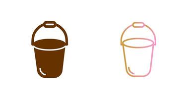 Bucket Icon Design vector