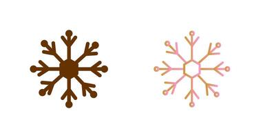 diseño de icono de copo de nieve vector