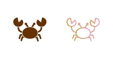 Crab Icon Design vector