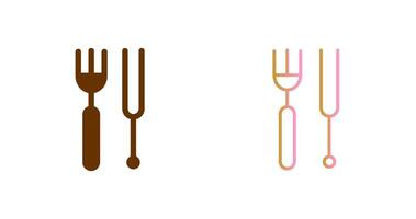 Fork Icon Design vector