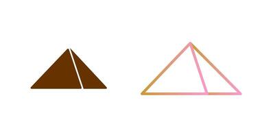 Pyramid Icon Design vector