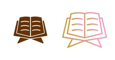 Holy Book Icon Design vector