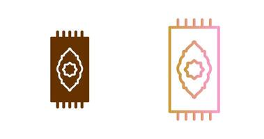 Prayer Rug Icon Design vector