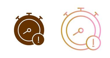 Run Time Icon Design vector